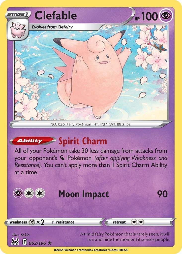 Clefable (063/196) [Sword & Shield: Lost Origin] | Mega City Incorporated