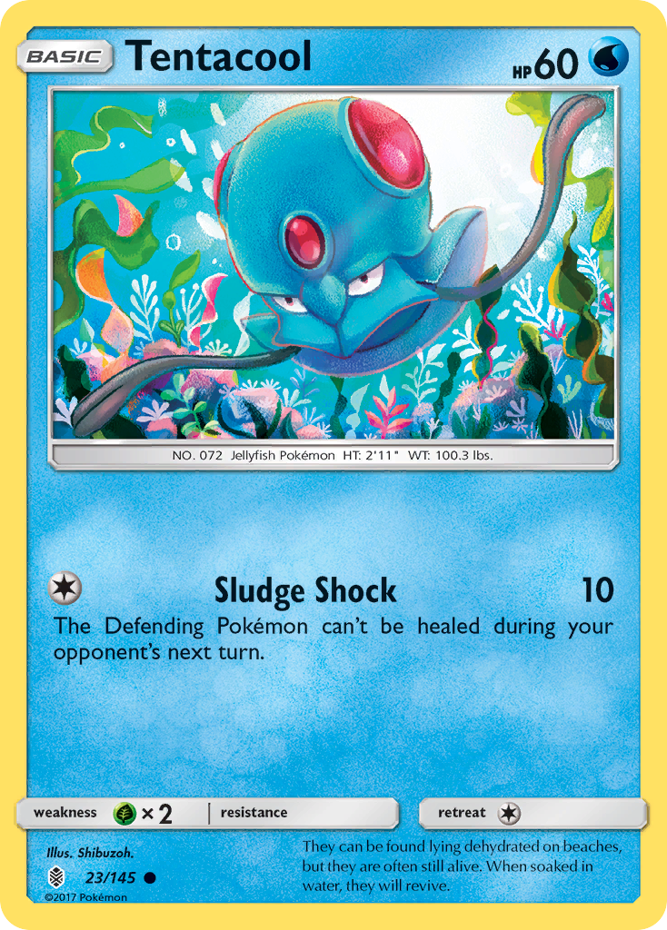 Tentacool (23/145) [Sun & Moon: Guardians Rising] | Mega City Incorporated