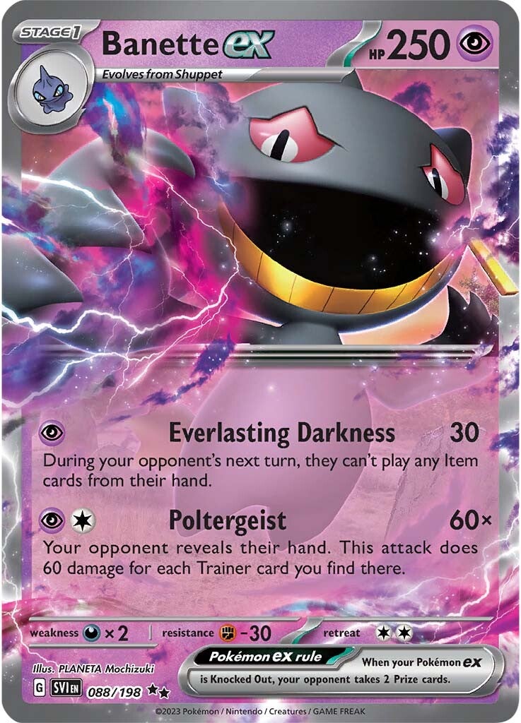 Banette ex (088/198) [Scarlet & Violet: Base Set] | Mega City Incorporated