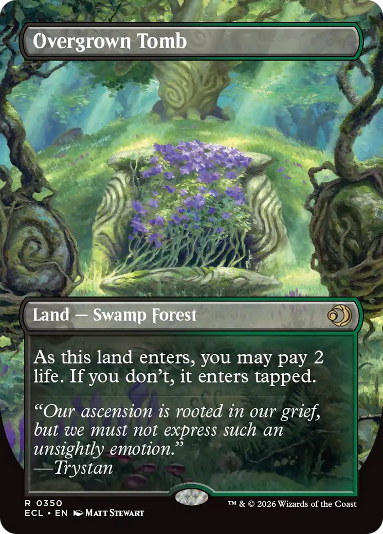 Overgrown Tomb (Borderless) [Lorwyn Eclipsed] | Mega City Incorporated