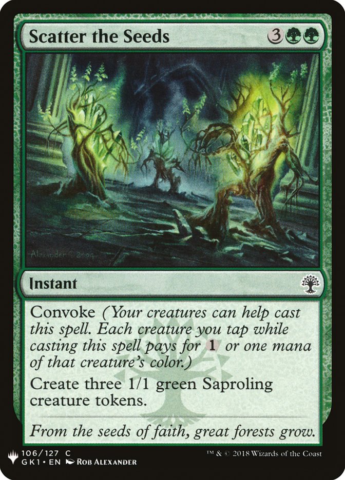 Scatter the Seeds [Mystery Booster] | Mega City Incorporated