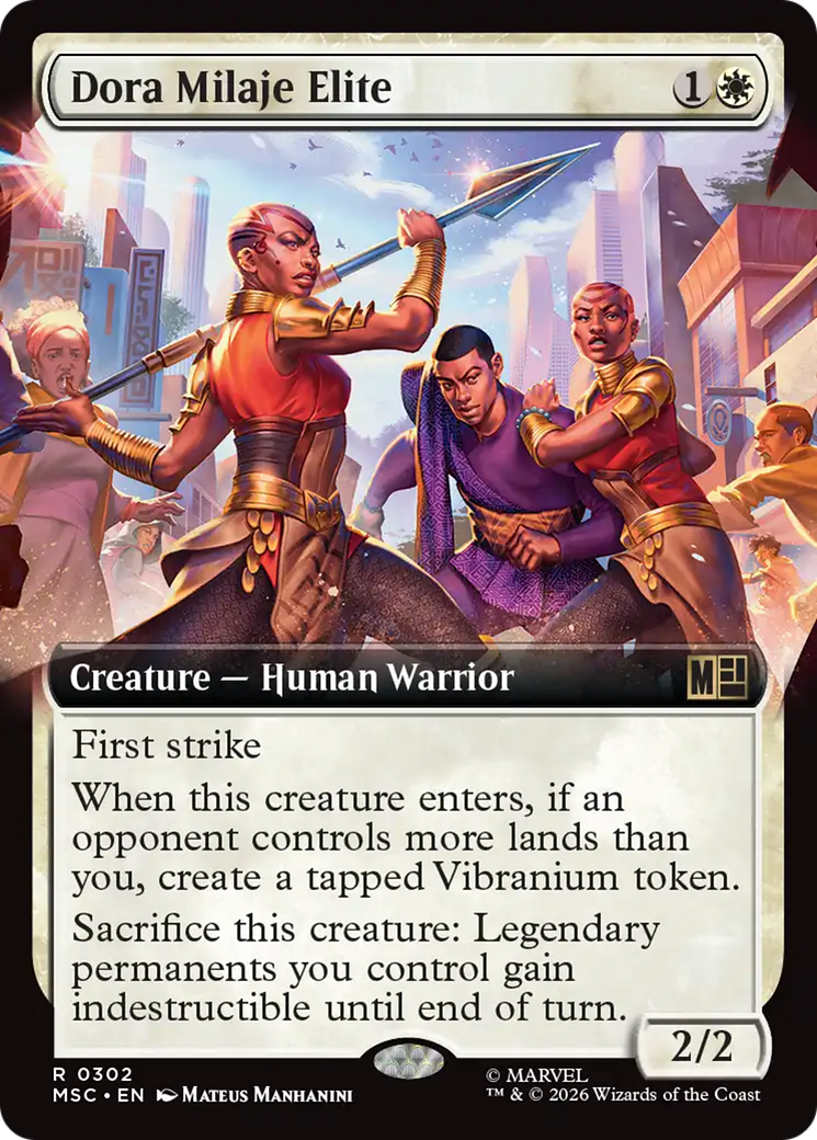 Dora Milaje Elite (Extended Art) [Marvel Super Heroes Commander] | Mega City Incorporated