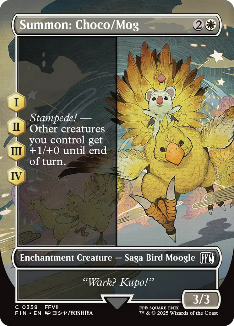 Summon: Choco/Mog (Borderless) [FINAL FANTASY] | Mega City Incorporated