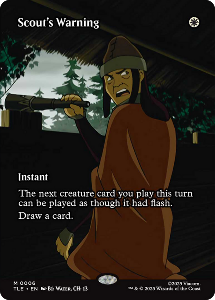 Scout's Warning (Borderless) [Avatar: The Last Airbender: Eternal-Legal] | Mega City Incorporated