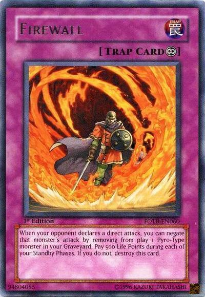 Firewall [FOTB-EN060] Rare | Mega City Incorporated