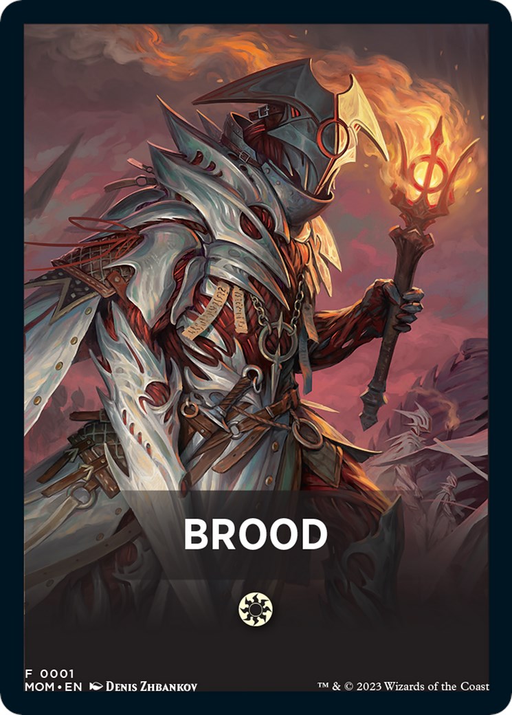 Brood Theme Card [March of the Machine Tokens] | Mega City Incorporated