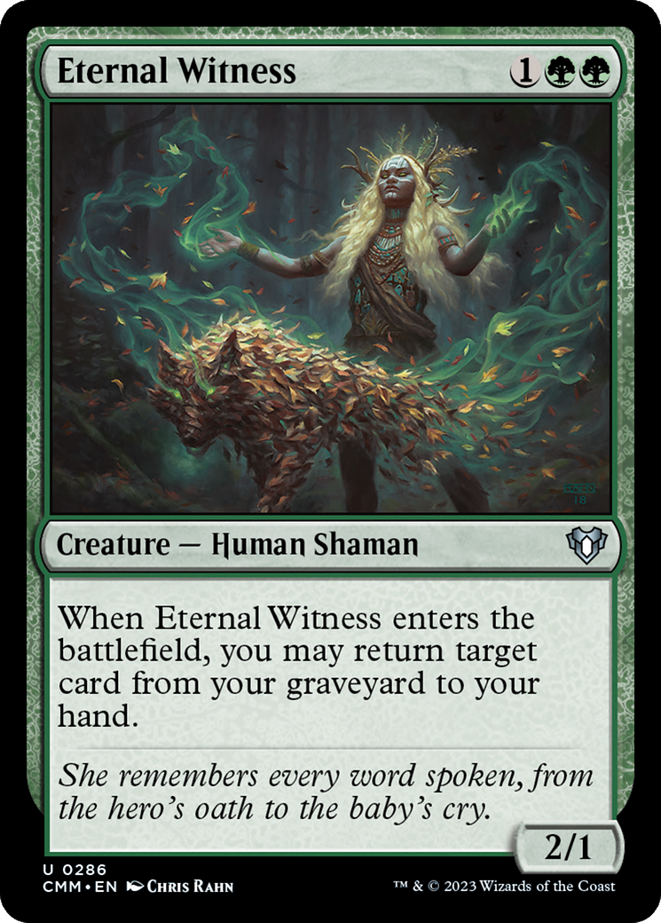 Eternal Witness [Commander Masters] | Mega City Incorporated