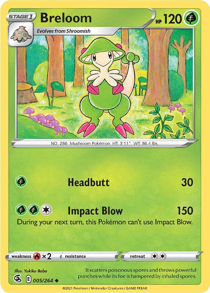 Breloom (005/264) [Sword & Shield: Fusion Strike] | Mega City Incorporated