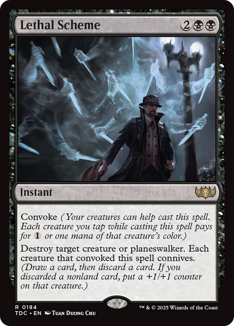 Lethal Scheme [Tarkir: Dragonstorm Commander] | Mega City Incorporated