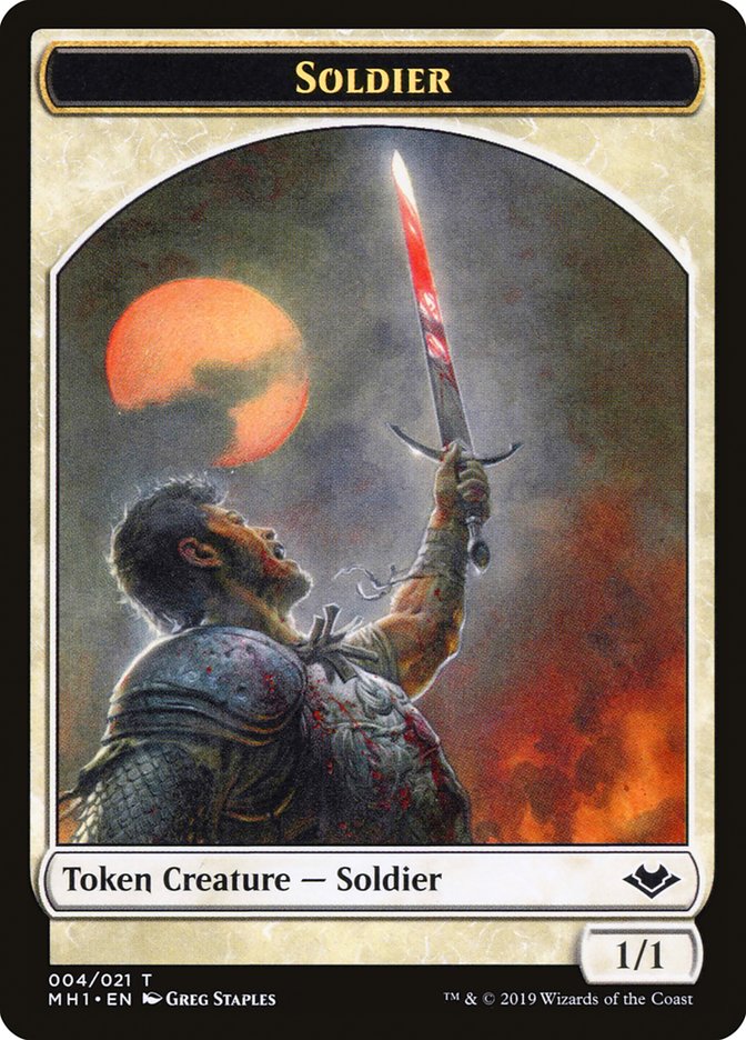 Soldier Token [Modern Horizons Tokens] | Mega City Incorporated