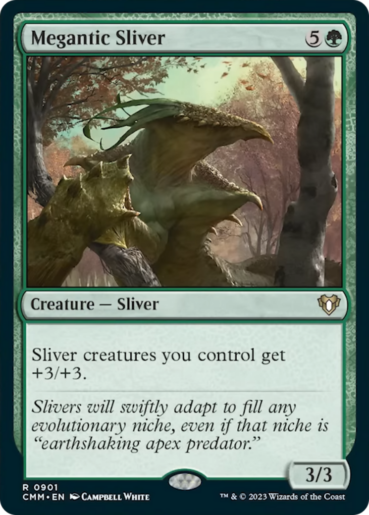 Megantic Sliver [Commander Masters] | Mega City Incorporated