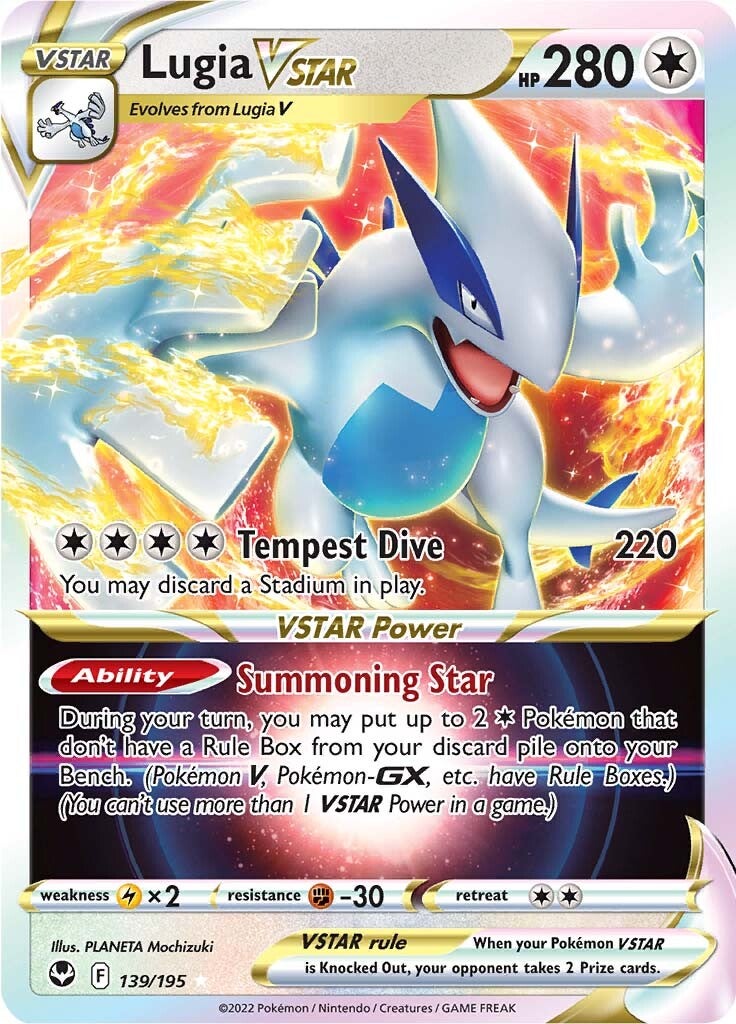 Lugia VSTAR (139/195) [Sword & Shield: Silver Tempest] | Mega City Incorporated