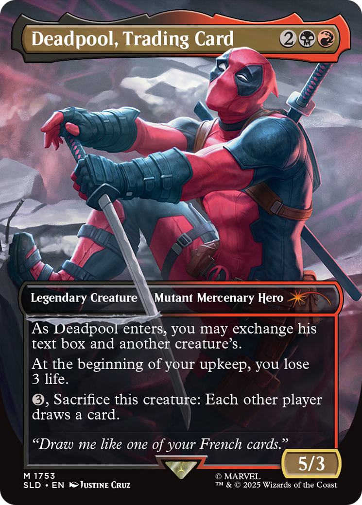 Deadpool, Trading Card [Secret Lair Drop Series] | Mega City Incorporated
