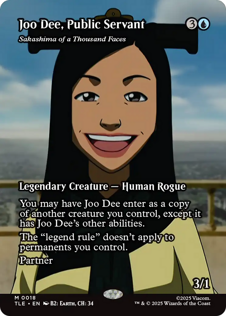 Joo Dee, Public Servant - Sakashima of a Thousand Faces (Borderless) [Avatar: The Last Airbender: Eternal-Legal] | Mega City Incorporated