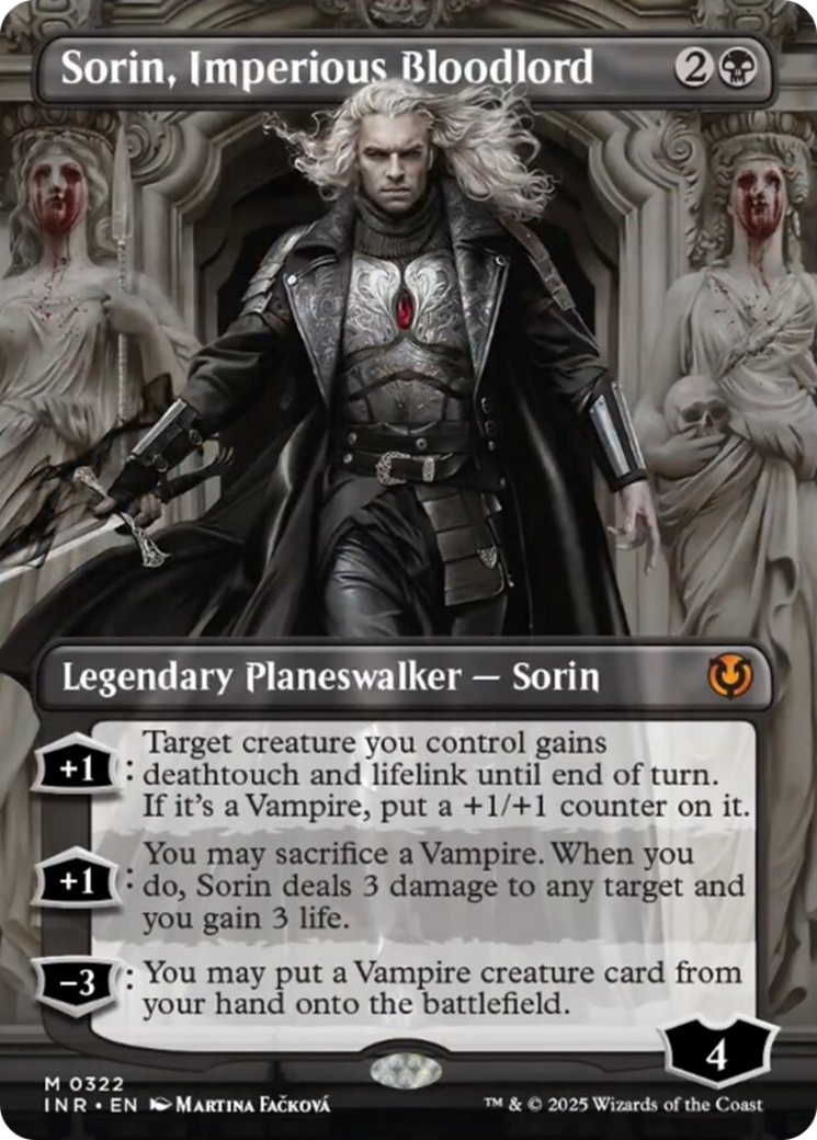 Sorin, Imperious Bloodlord (Borderless) [Innistrad Remastered] | Mega City Incorporated