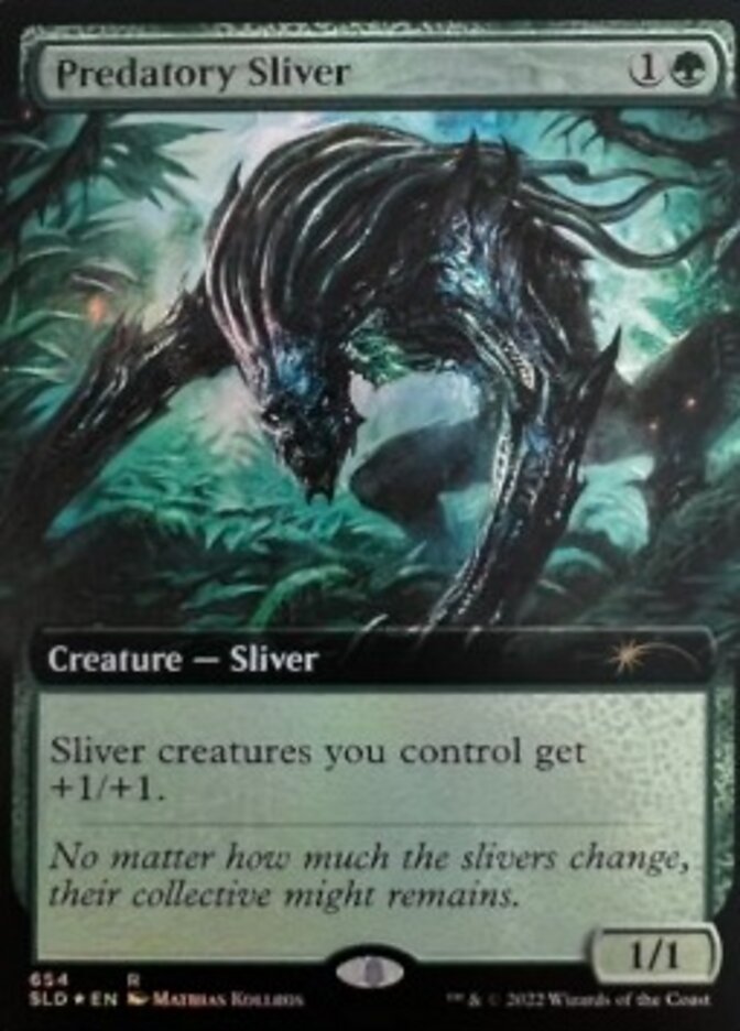 Predatory Sliver (Extended Art) [Secret Lair Drop Promos] | Mega City Incorporated