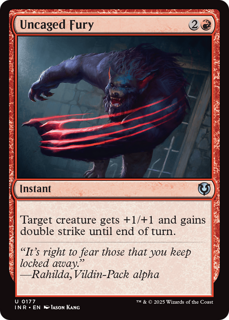 Uncaged Fury [Innistrad Remastered] | Mega City Incorporated