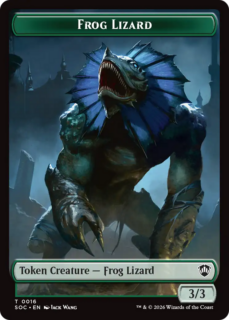Food // Frog Lizard Double-Sided Token [Secrets of Strixhaven Commander Tokens] | Mega City Incorporated