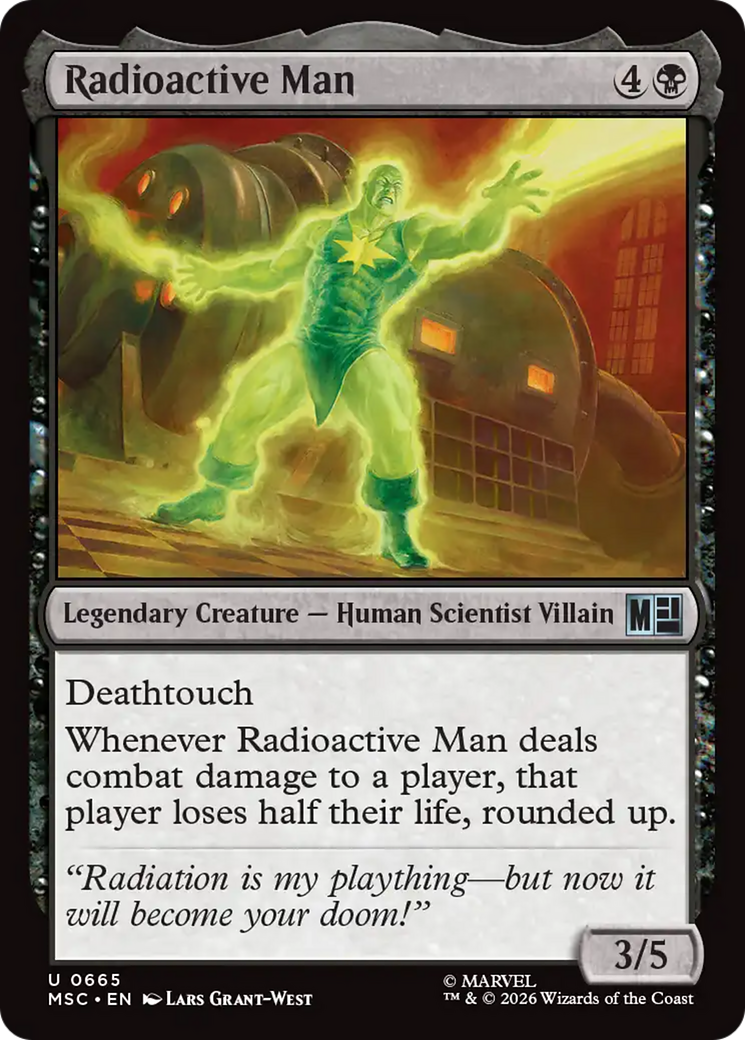 Radioactive Man [Marvel Super Heroes Commander] | Mega City Incorporated