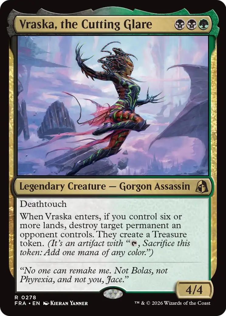 Vraska, the Cutting Glare [Reality Fracture] | Mega City Incorporated