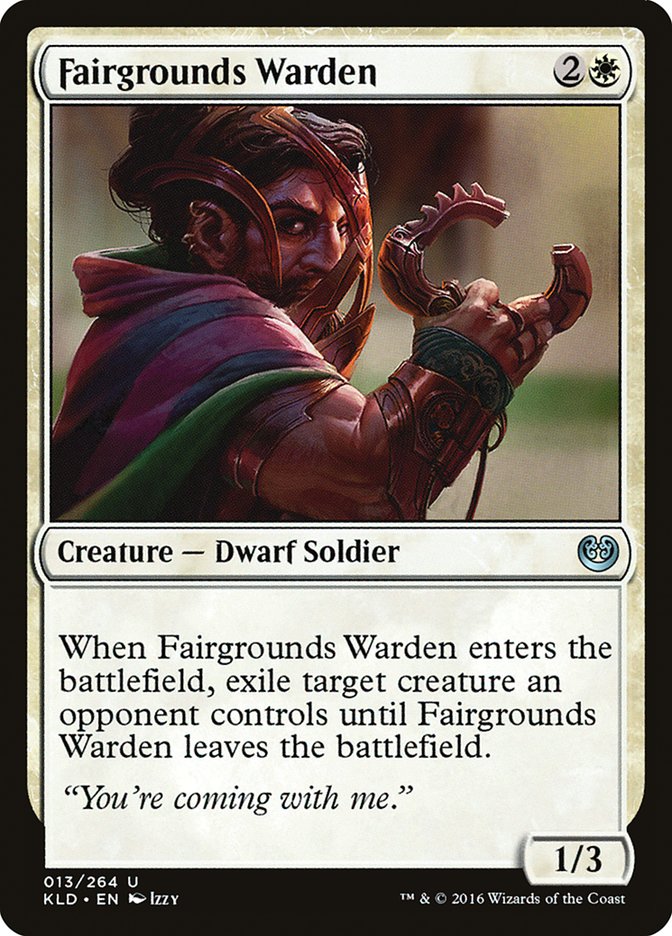 Fairgrounds Warden [Kaladesh] | Mega City Incorporated