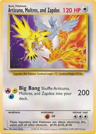 Articuno, Moltres, and Zapdos (Jumbo Card) [Miscellaneous Cards] | Mega City Incorporated