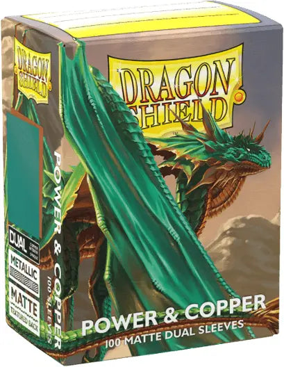 Dragon Shield Sleeves Matte Dual Power & Copper | Mega City Incorporated