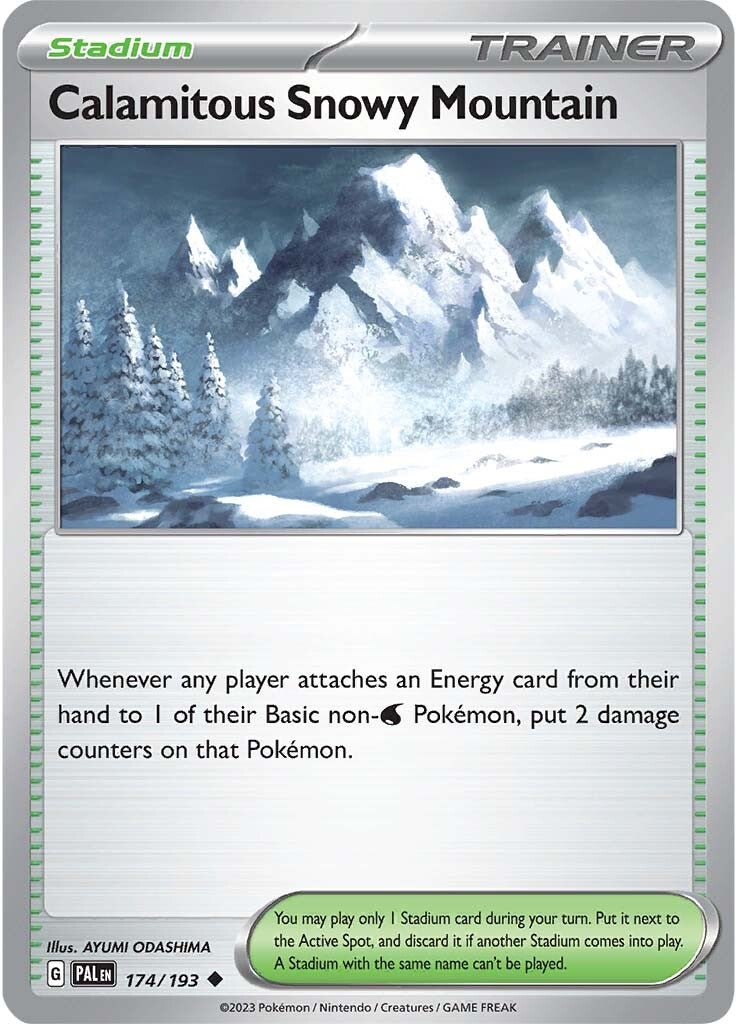 Calamitous Snowy Mountain (174/193) [Scarlet & Violet: Paldea Evolved] | Mega City Incorporated