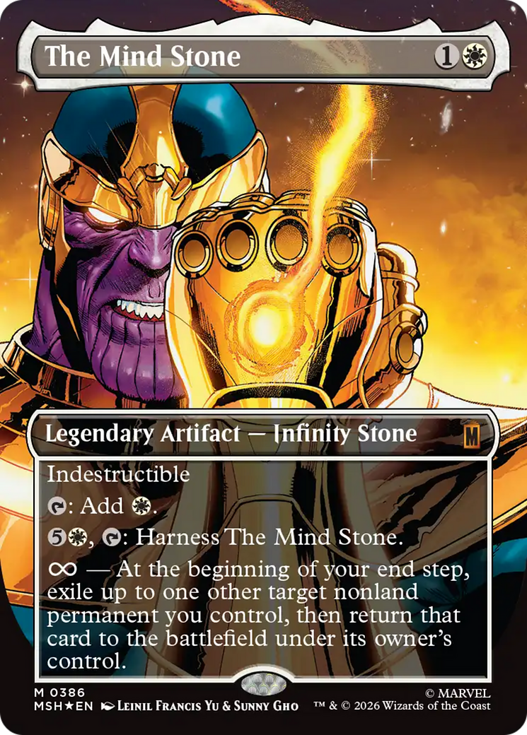 The Mind Stone (Borderless) [Marvel Super Heroes] | Mega City Incorporated