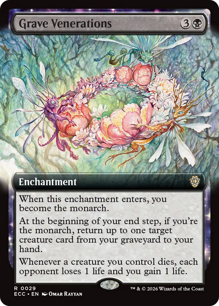 Grave Venerations (Extended Art) [Lorwyn Eclipsed Commander] | Mega City Incorporated