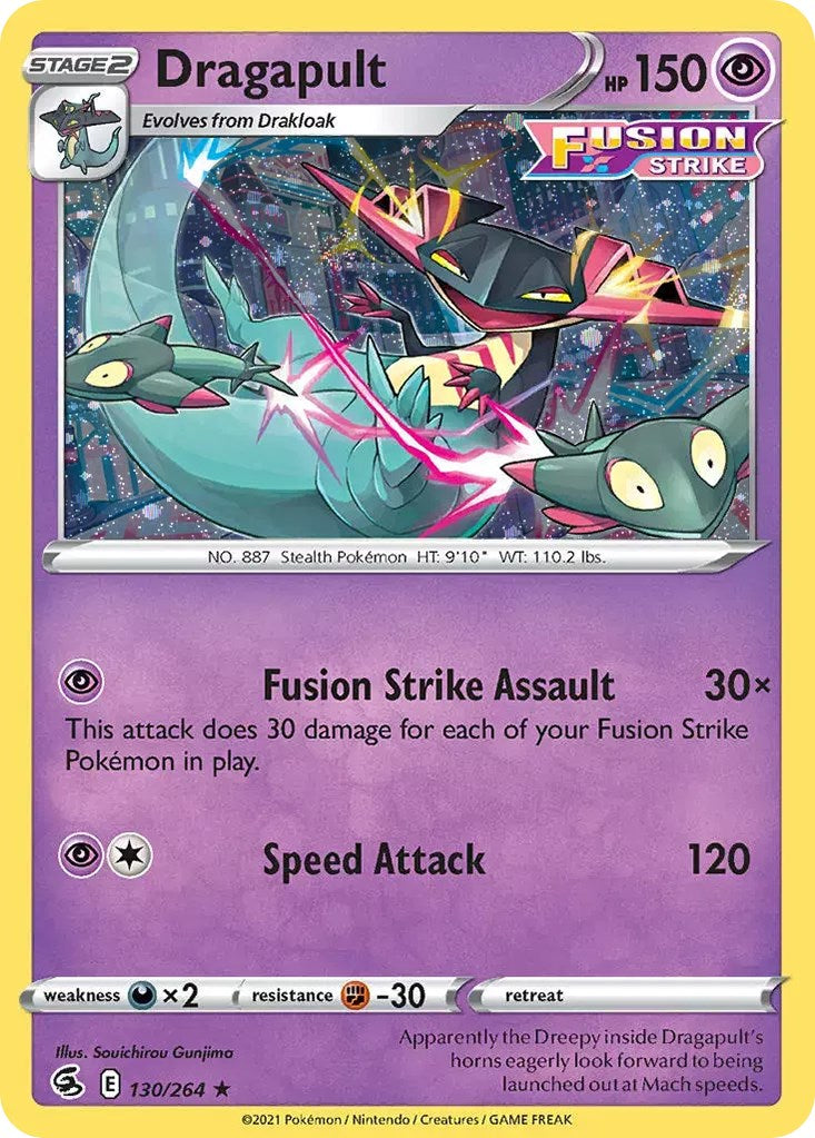 Dragapult (130/264) (Cosmos Holo) [Sword & Shield: Fusion Strike] | Mega City Incorporated