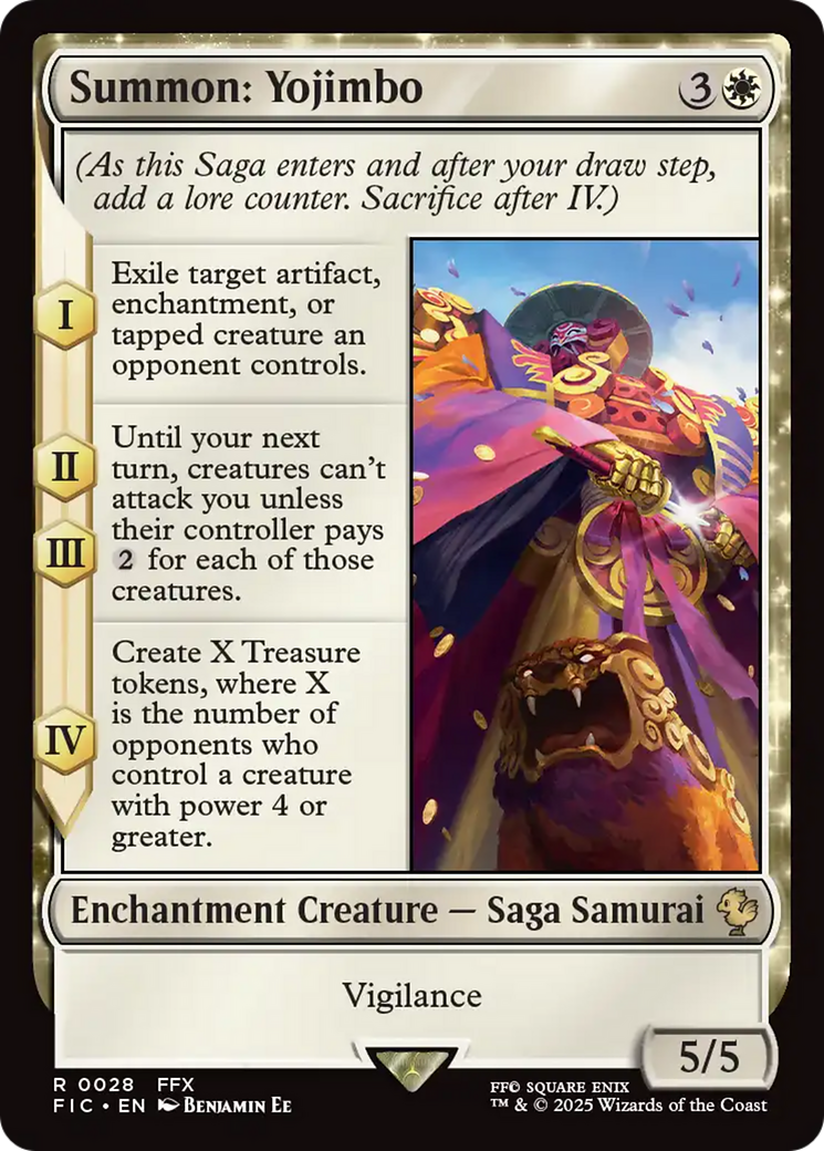 Summon: Yojimbo [FINAL FANTASY Commander] | Mega City Incorporated