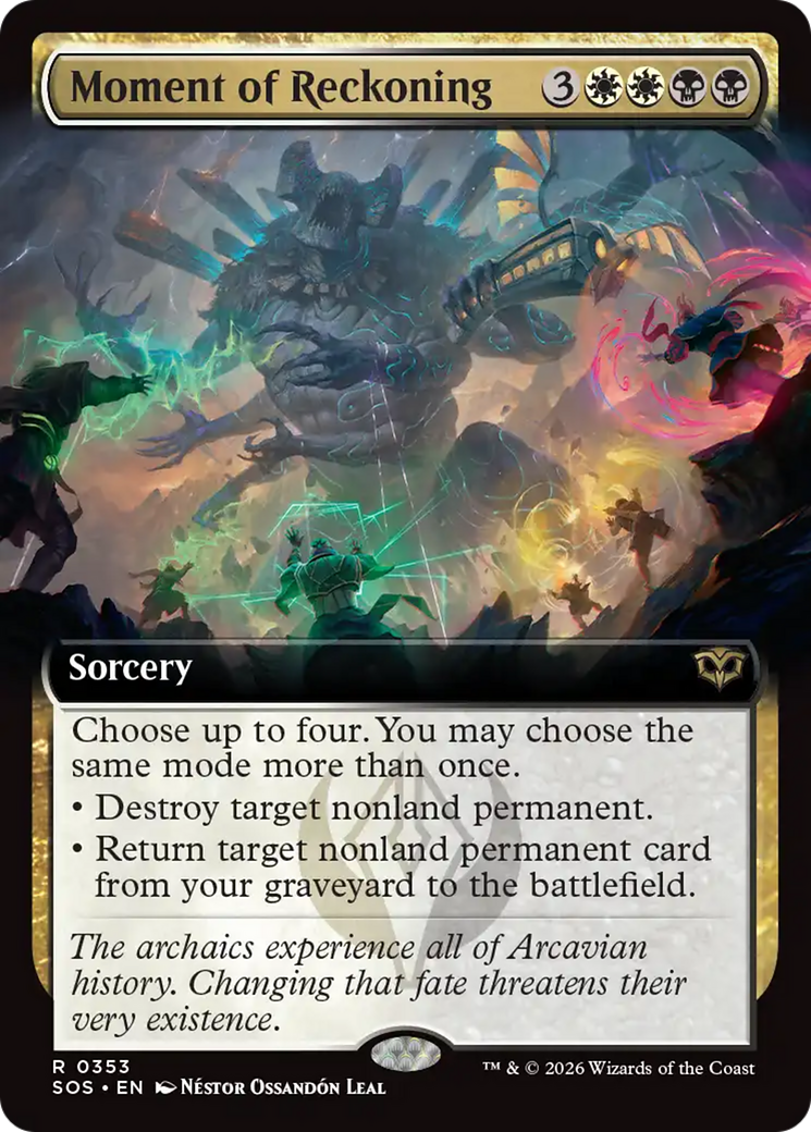 Moment of Reckoning (Extended Art) [Secrets of Strixhaven] | Mega City Incorporated