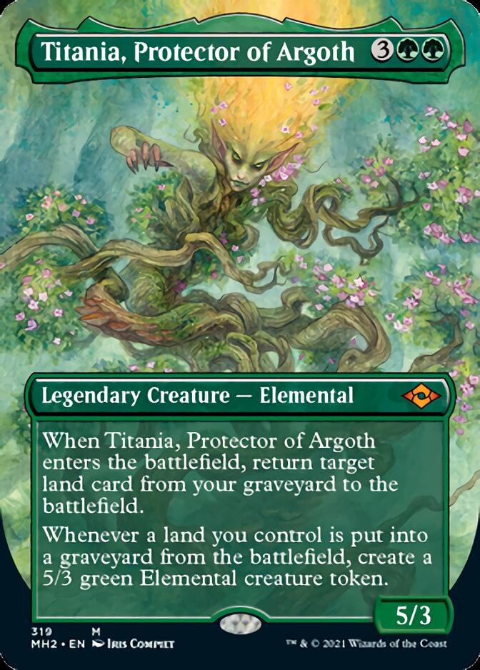 Titania, Protector of Argoth (Borderless Alternate Art) [Modern Horizons 2] | Mega City Incorporated