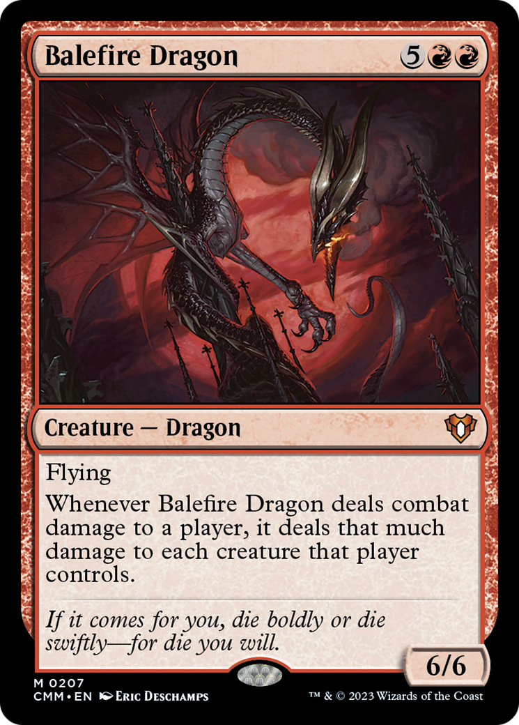 Balefire Dragon [Commander Masters] | Mega City Incorporated