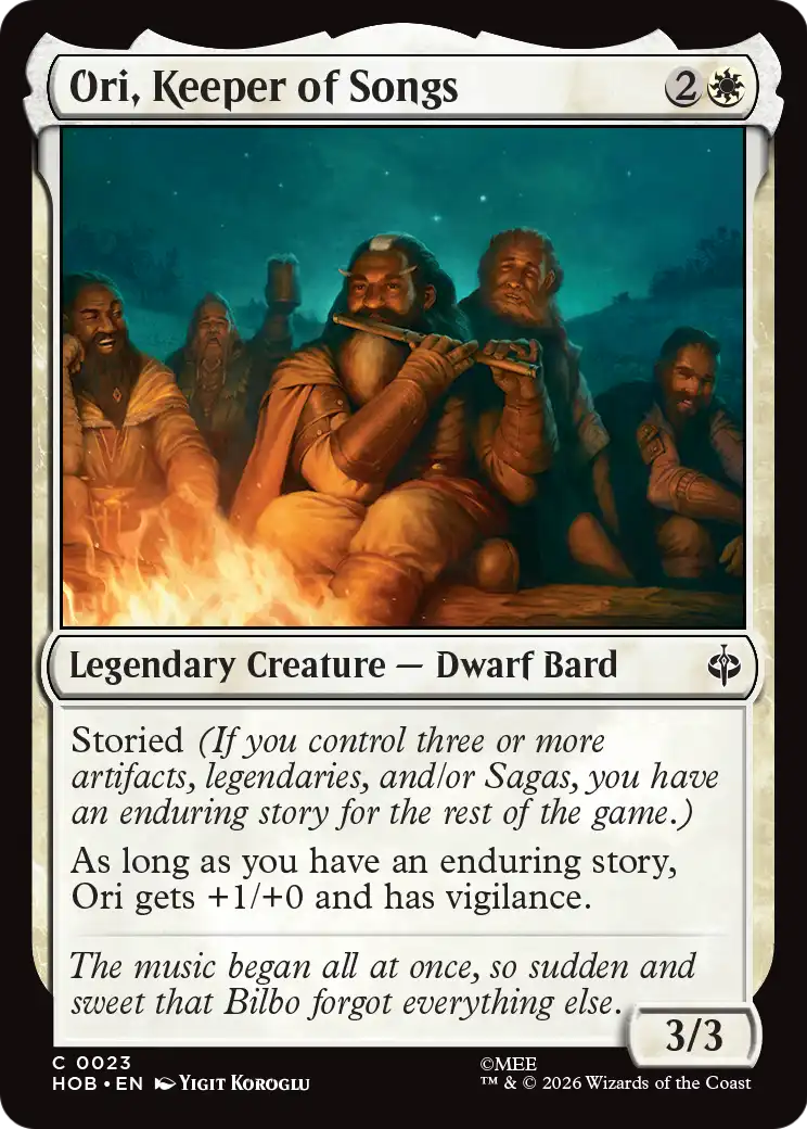 Ori, Keeper of Songs [The Hobbit] | Mega City Incorporated