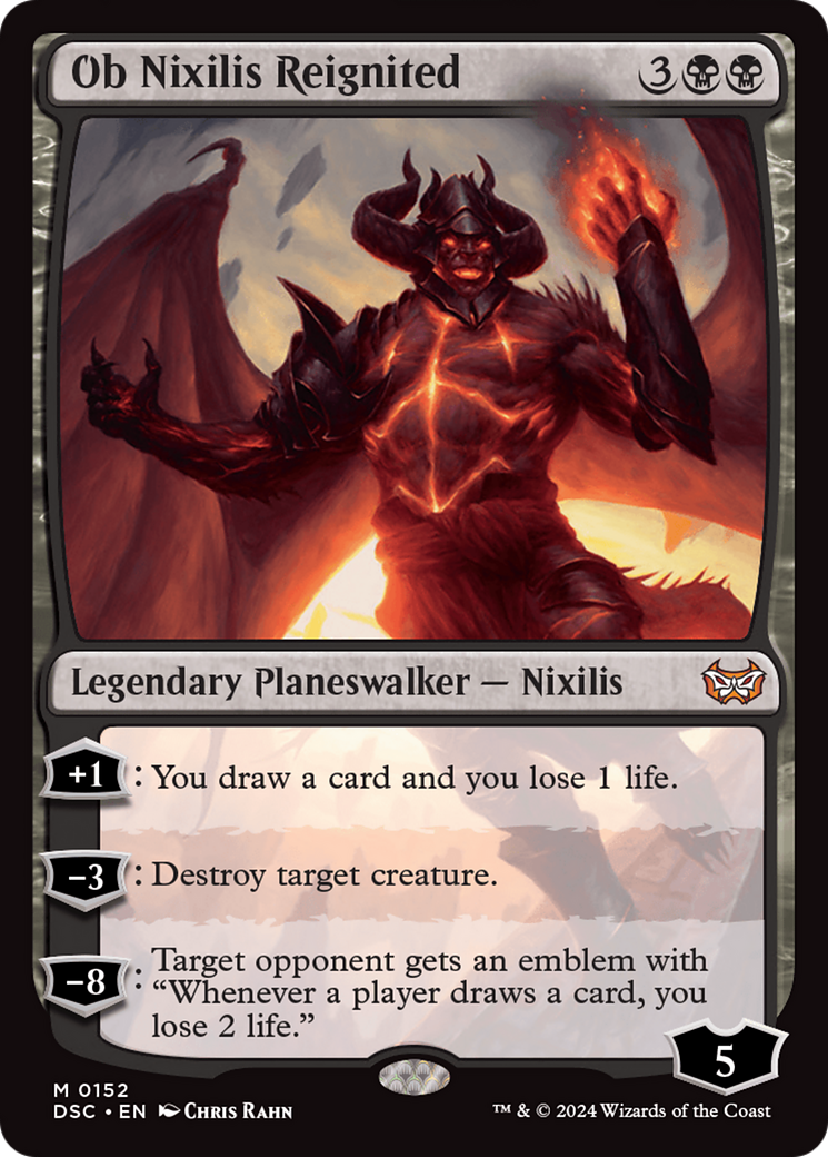 Ob Nixilis Reignited [Duskmourn: House of Horror Commander] | Mega City Incorporated