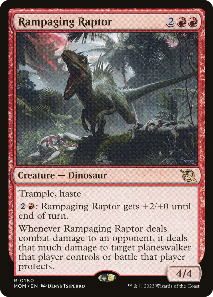 Rampaging Raptor [March of the Machine] | Mega City Incorporated