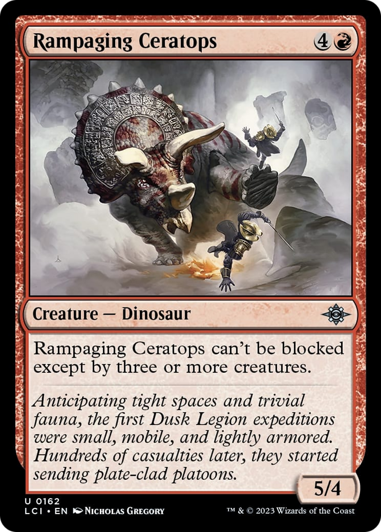 Rampaging Ceratops [The Lost Caverns of Ixalan] | Mega City Incorporated