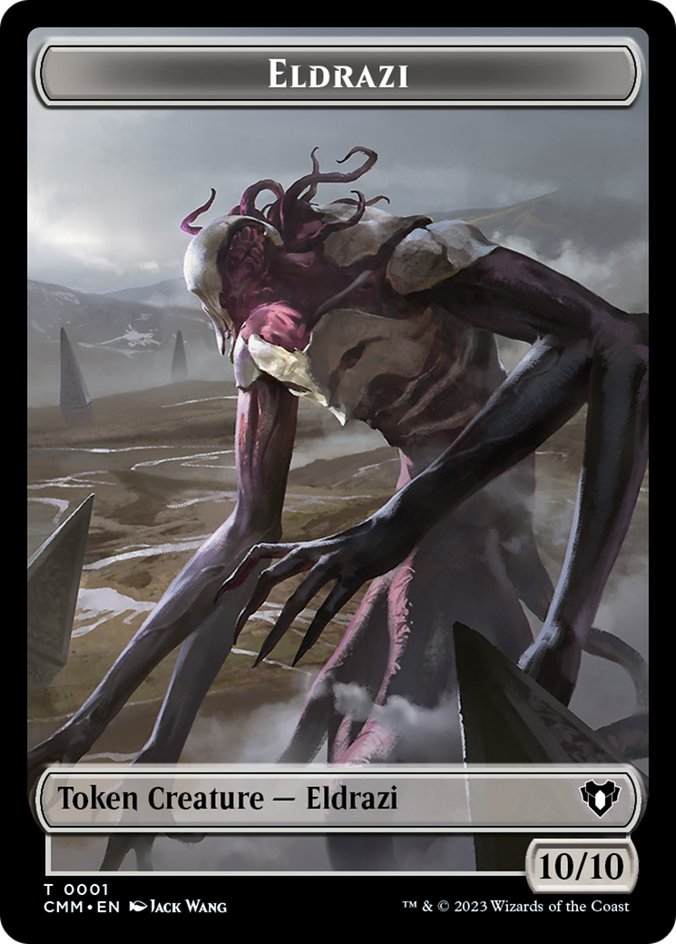 Eldrazi // Phyrexian Germ Double-Sided Token [Commander Masters Tokens] | Mega City Incorporated