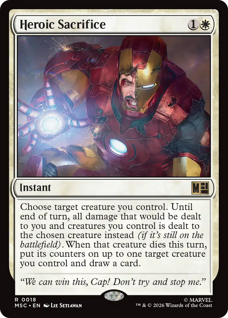 Heroic Sacrifice [Marvel Super Heroes Commander] | Mega City Incorporated