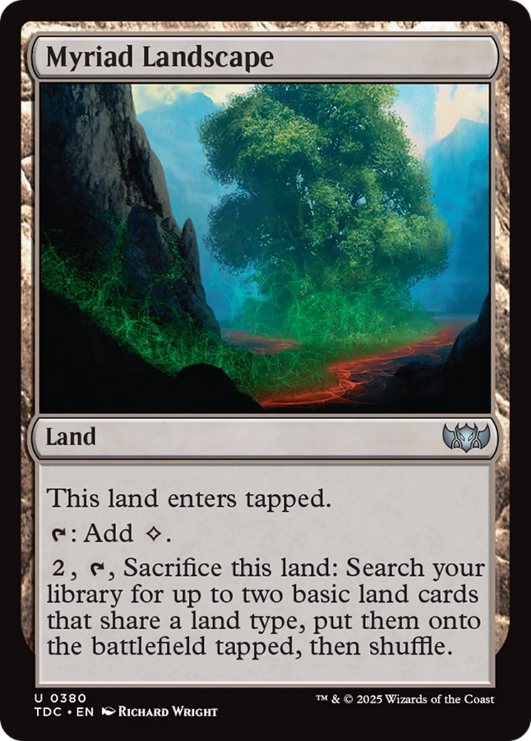 Myriad Landscape [Tarkir: Dragonstorm Commander] | Mega City Incorporated
