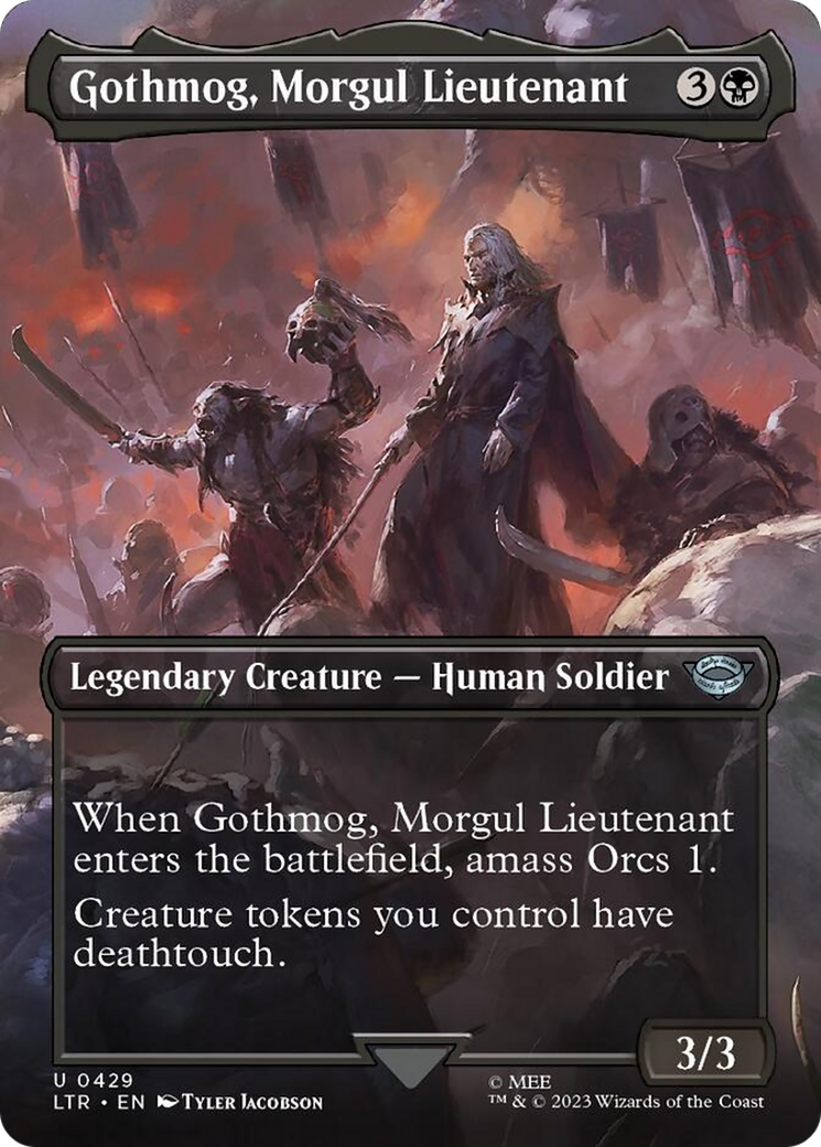 Gothmog, Morgul Lieutenant (Borderless Alternate Art) [The Lord of the Rings: Tales of Middle-Earth] | Mega City Incorporated