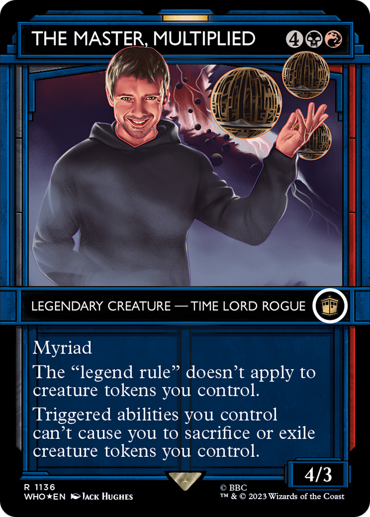 The Master, Multiplied (Showcase) (Surge Foil) [Doctor Who] | Mega City Incorporated