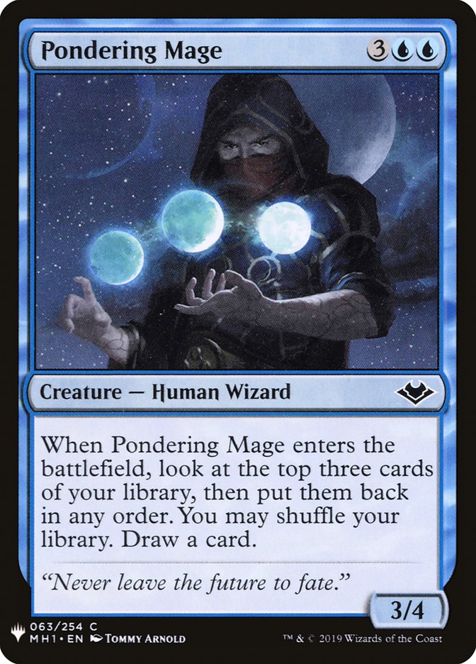 Pondering Mage [Mystery Booster] | Mega City Incorporated