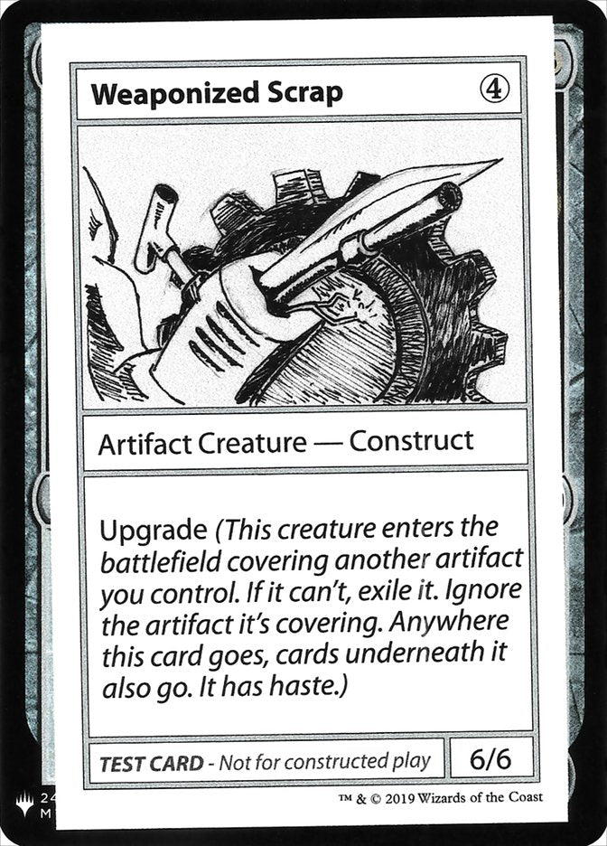 Weaponized Scrap [Mystery Booster Playtest Cards] | Mega City Incorporated