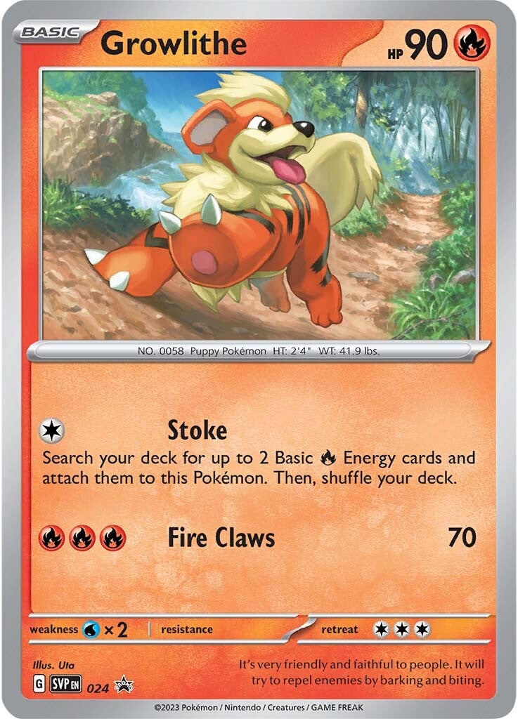 Growlithe (024) [Scarlet & Violet: Black Star Promos] | Mega City Incorporated