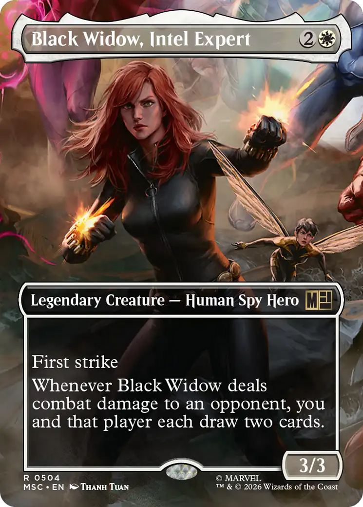 Black Widow, Intel Expert (Borderless) [Marvel Super Heroes Commander] | Mega City Incorporated