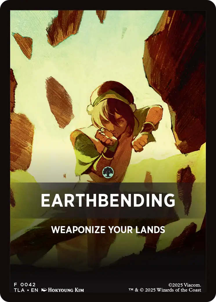 Earthbending Theme Card (0042) [Avatar: The Last Airbender Tokens] | Mega City Incorporated