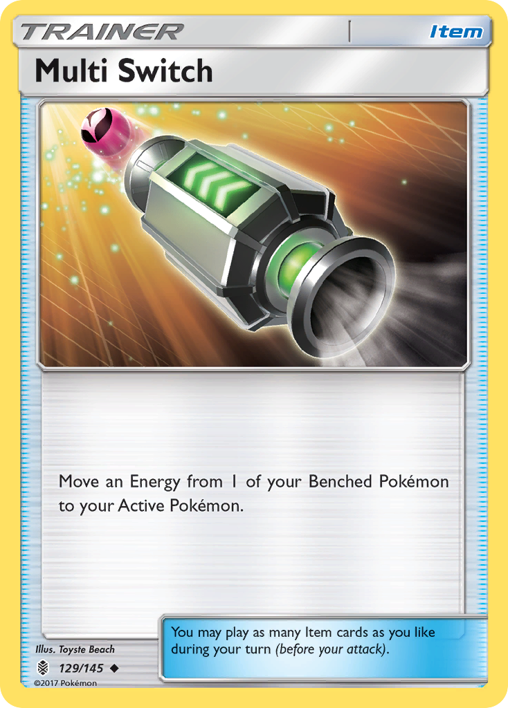 Multi Switch (129/145) [Sun & Moon: Guardians Rising] | Mega City Incorporated